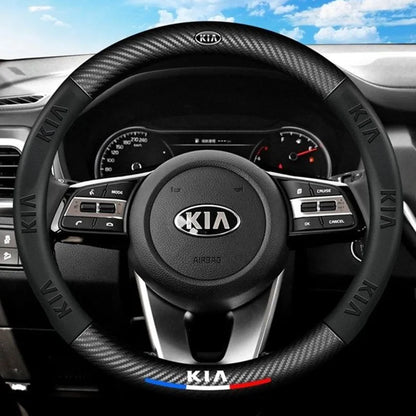 Kia Leather Steering Wheel Cover