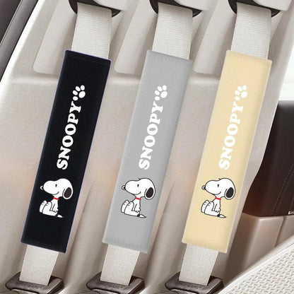 Universal Snoopy Car Seat Belt Cover Soft Padded Auto Protector