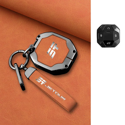 Chery Jetour Traveler 2023-2024 Zinc Alloy TPU Key Case Cover