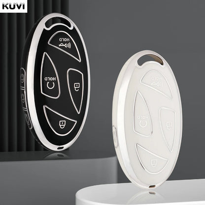 Hyundai IONIQ 6 & Grandeur GN7 Slim TPU Key Cover — Black or White