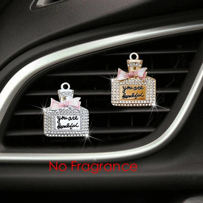 Diamond Bowknot Car Air Vent Perfume Clip Diffuser Auto Interior