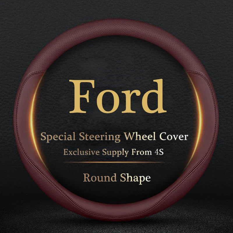 Ford Leather Steering Wheel Cover