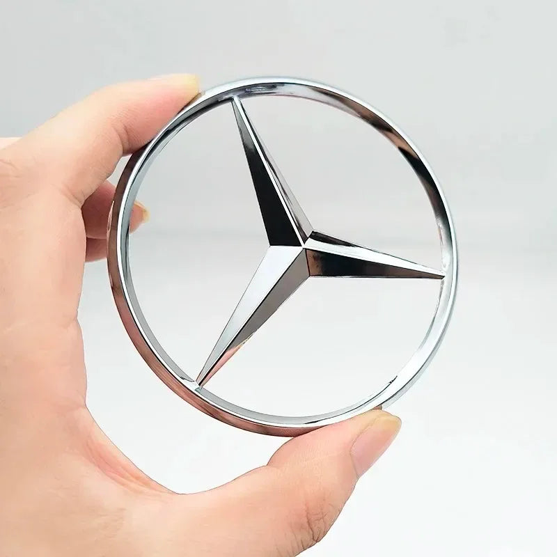 Mercedes-Benz 3D Star Rear Trunk Emblem Badge - Matte Black / GLS X167 97mm