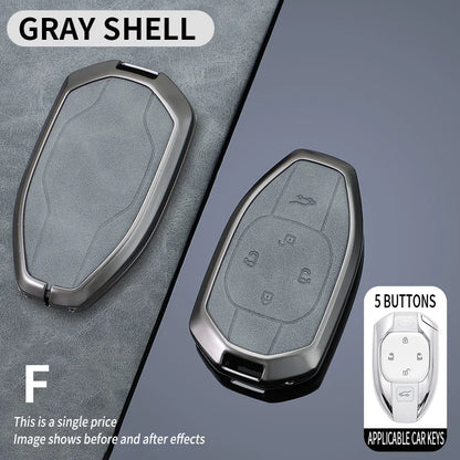 Zinc Alloy Leather Key Case Cover for GAC Trumpchi GS7 GS8 Remote