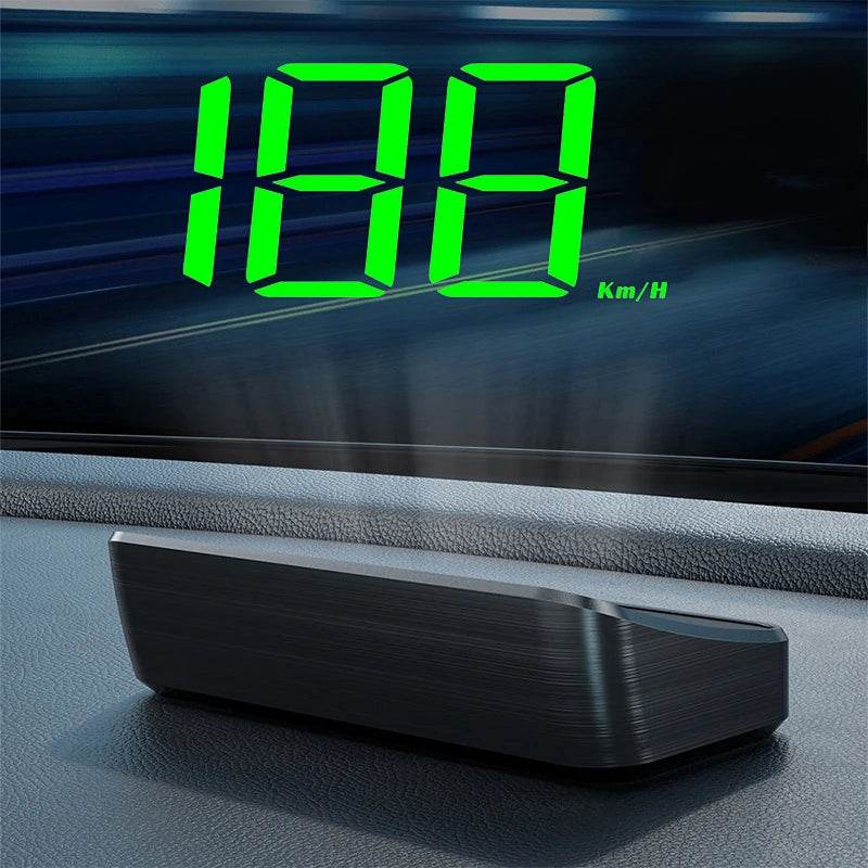 Car HUD GPS Digital Speedometer – Head-Up Display Windshield Projector - Green