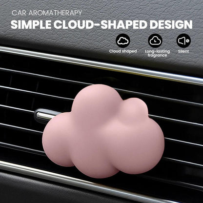 Refillable Cloud Car Air Freshener - Gypsum Aroma Diffuser Vent Clip