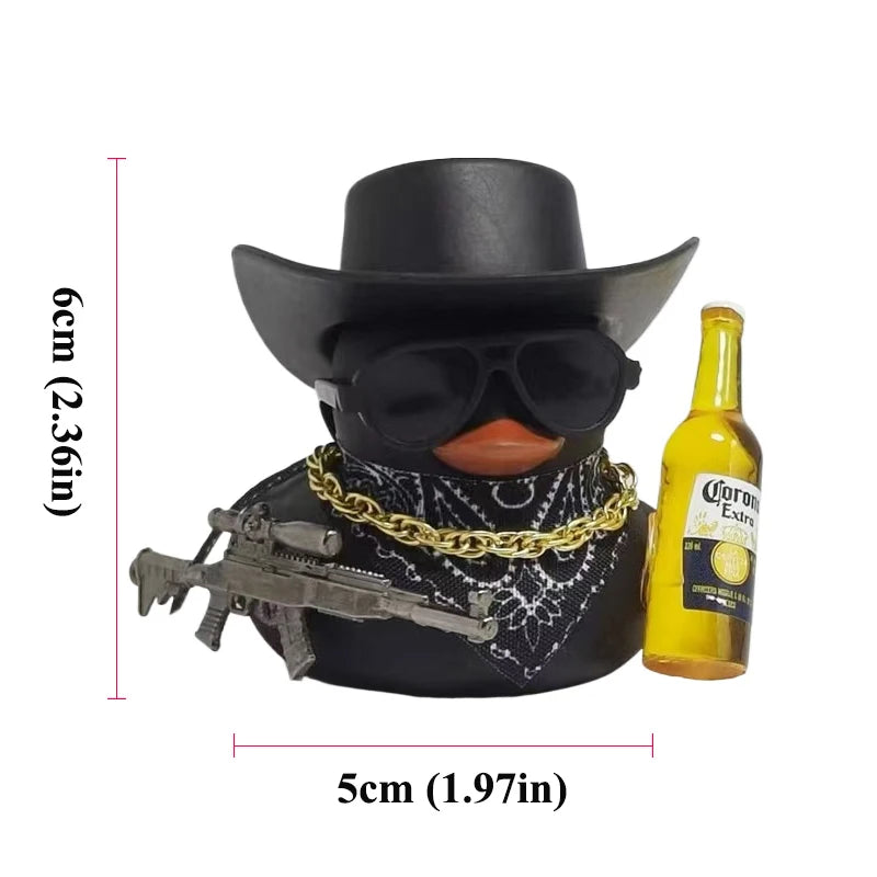 Cowboy Rubber Duck Car Ornament