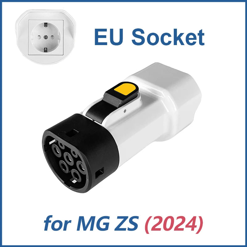 Type2 V2L Discharger Adapter 16A 3.5KW EU Socket for BYD MG Renault