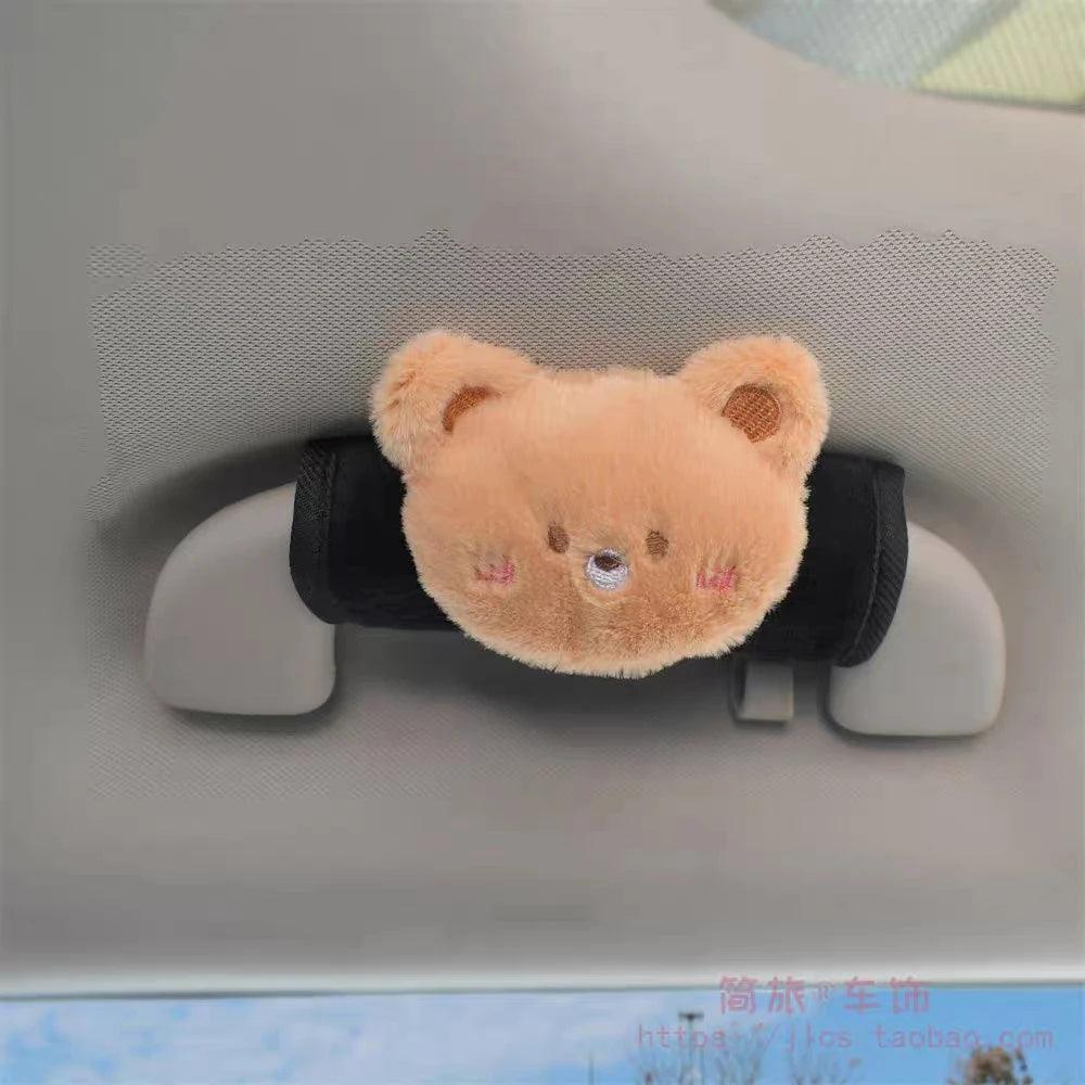 Plush Pig Rabbit Car Interior Handle Cover Universal Handbrake Case
