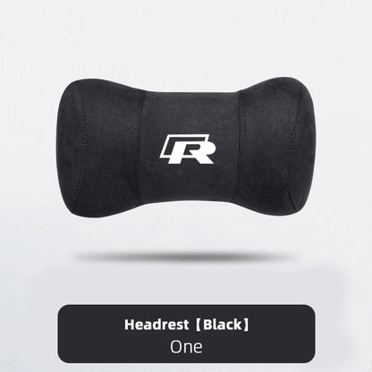 VW Suede Car Headrest Pillow