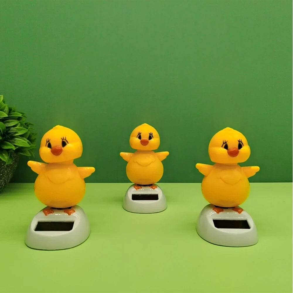 Solar Shaking Head Chicken – Car Dashboard Decoration - 