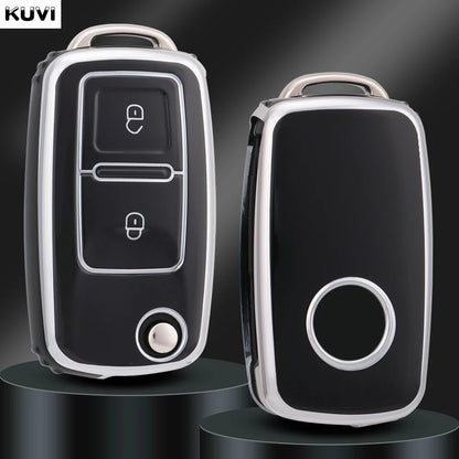 VW Polo, Golf MK4–MK6 & Passat TPU Key Case — 2 or 3 Button