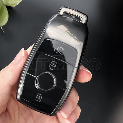 Mercedes-Benz Clear TPU Key Fob Case — C, E, S and GLC Class