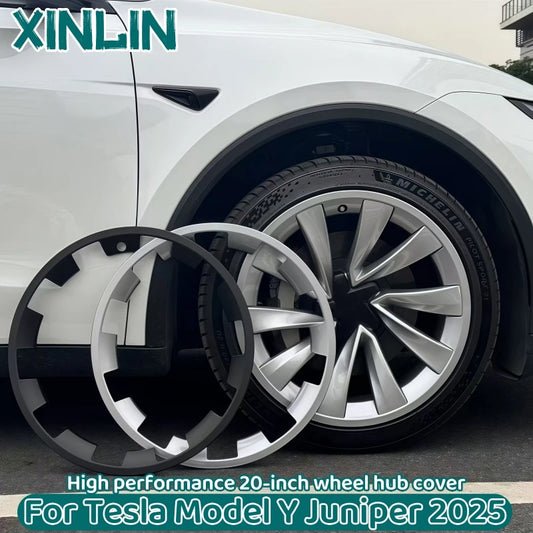 Tesla Model Y Juniper 2025 20-Inch ABS Wheel Rim Guard Hubcap Cover