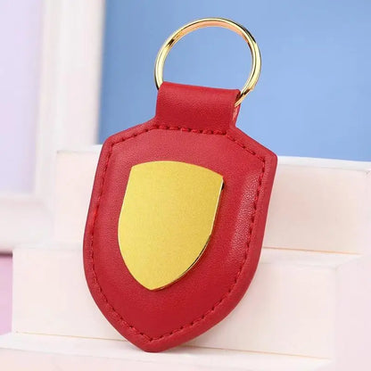 Shield Leather Keychain Metal Logo GTS 986 997 958 918 970 981 996 991