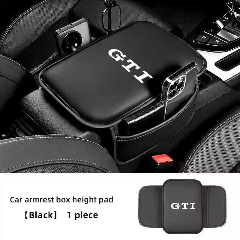 Volkswagen PU Leather Armrest Cushion Storage