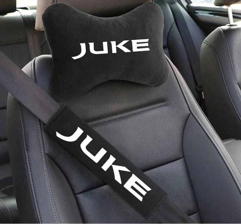 Nissan JUKE Car Neck Pillow & Seat Belt Shoulder Pad - 2PCS Seat Belt Pad