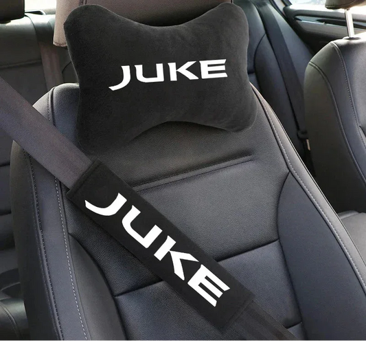 Nissan JUKE Car Neck Pillow & Seat Belt Shoulder Pad - 2PCS Seat Belt Pad