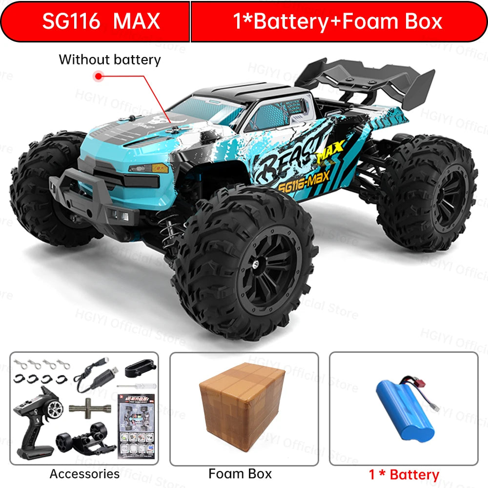 RC 4WD Drift Car, High-Speed Racing (80/40KMH) - SG116 PRO 1B FB