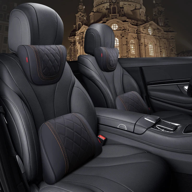 Mercedes Maybach S-Class Headrest & Lumbar Support - Headrest Black