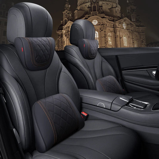 Mercedes Maybach S-Class Headrest & Lumbar Support - Headrest Black