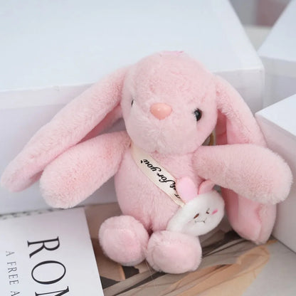 15cm Rabbit Fur Keychain Pendant