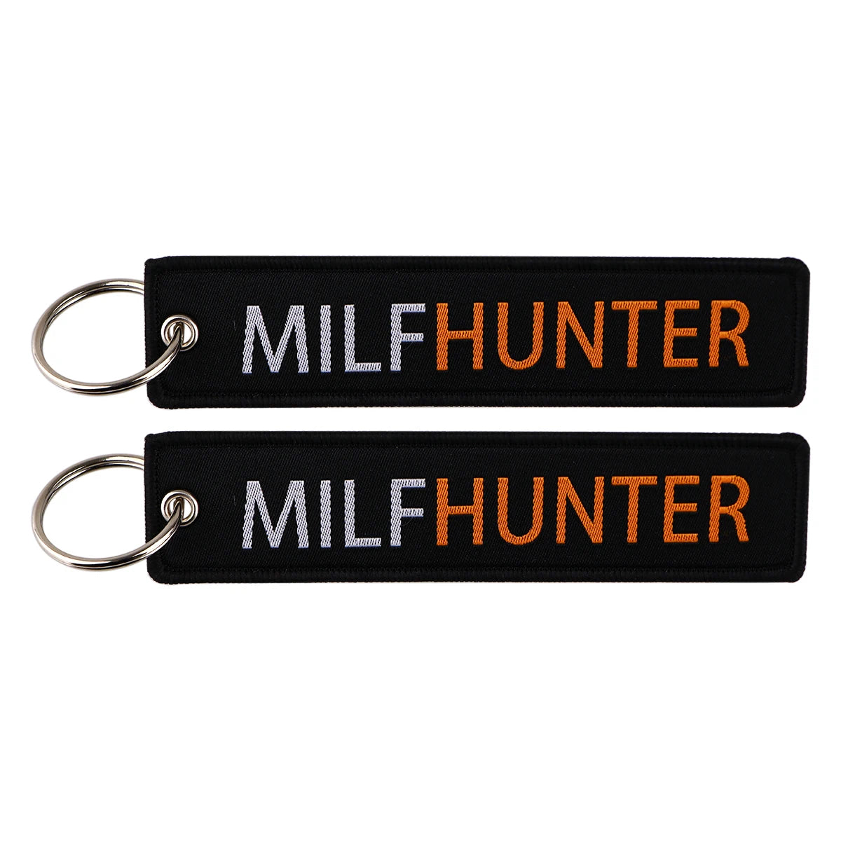 Embroidered Keys Tag Keychain - Personalized Key Identifier Fob