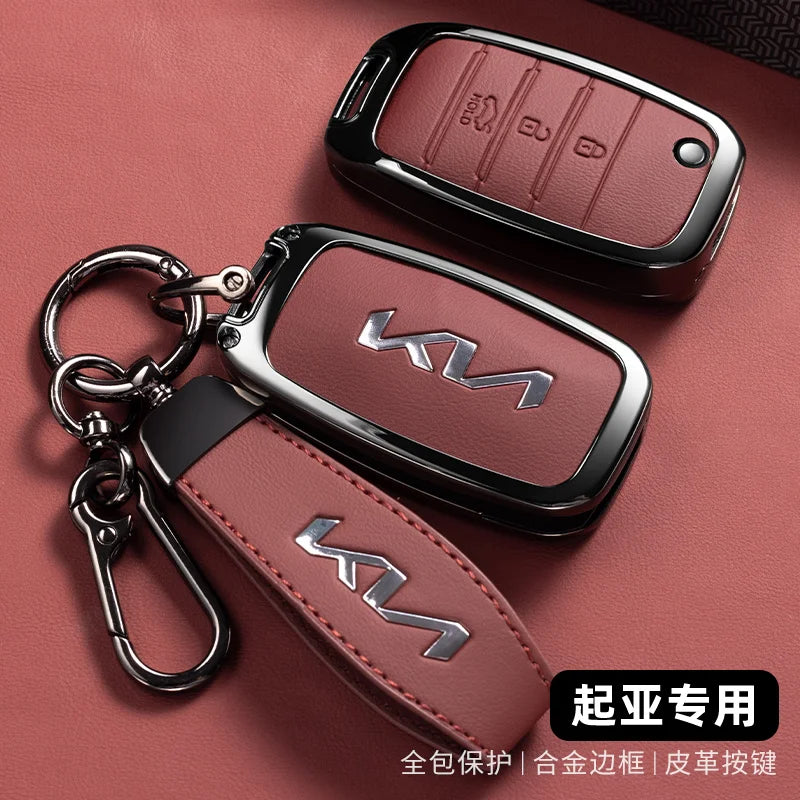 Kia Rio Optima Sportage Soul 3 Button Flip Remote Key Case Cover