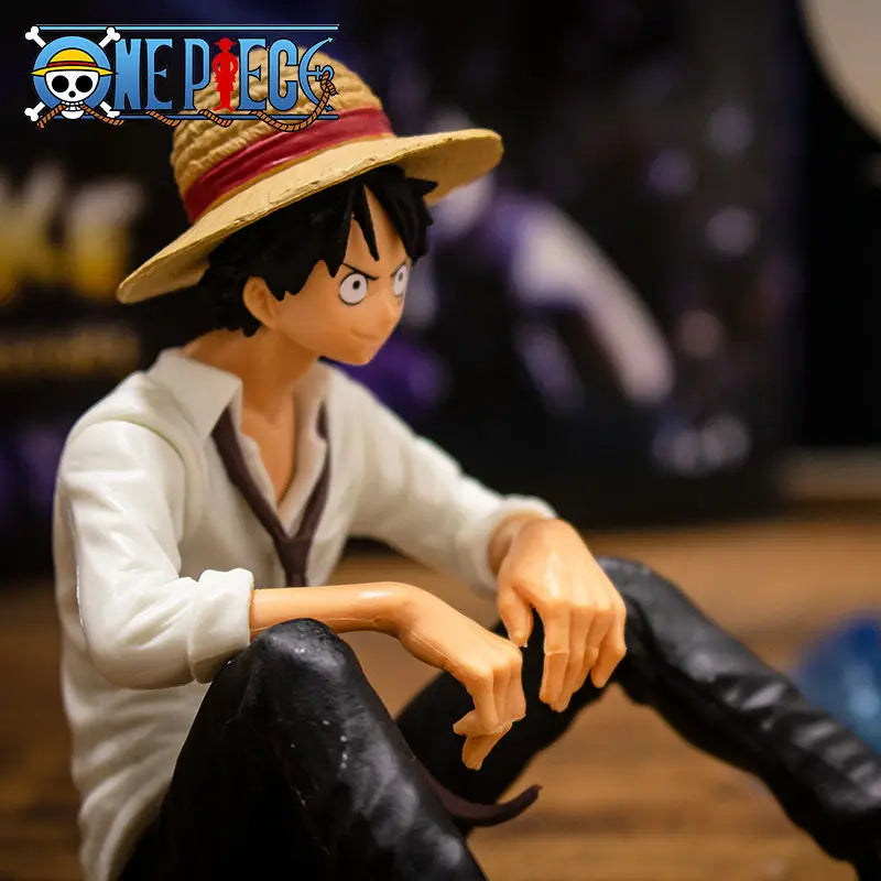 One Piece Luffy Seated PVC Figure, 12cm