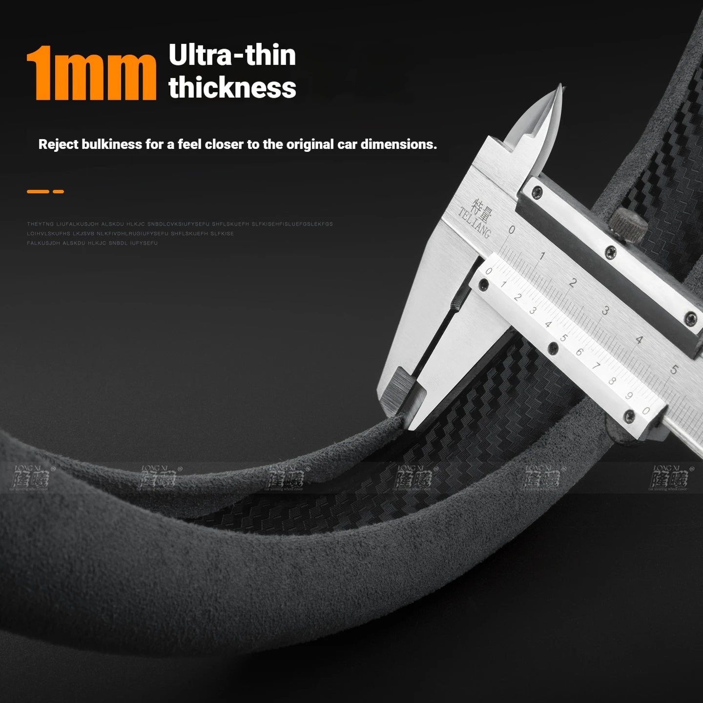 NIO Ultra-Thin Snap-On Steering Wheel Cover