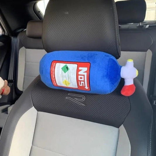 Cylindrical Car Neck Pillow Headrest Support - Universal Auto