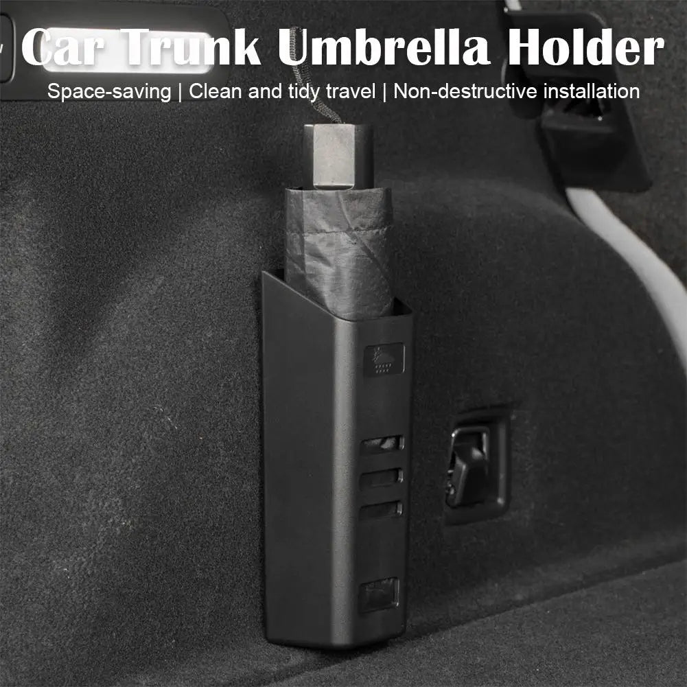 Car Umbrella Organizer with Cup Holder Storage Box Dashboard Rack