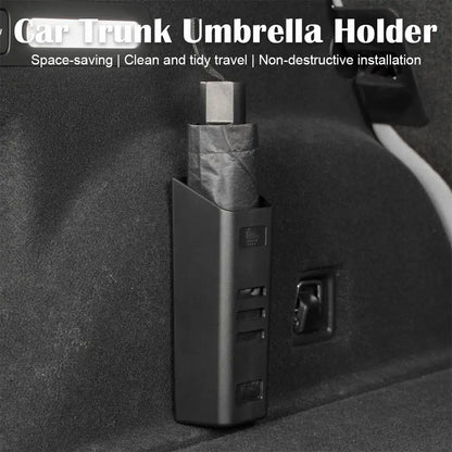 Car Umbrella Organizer with Cup Holder Storage Box Dashboard Rack