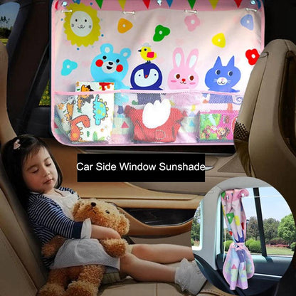 Universal Car Window Sunshade Curtain Adjustable Auto Sun Visor