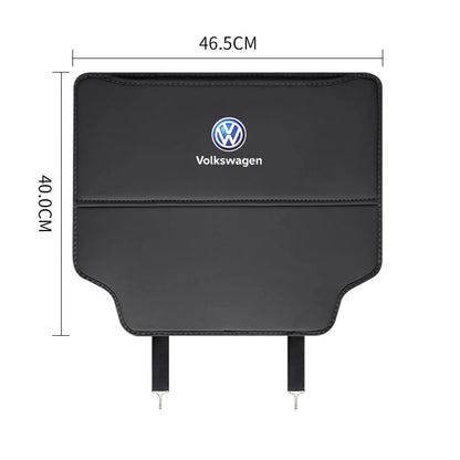 VW Car Seat Back Protector Anti-Kick Mat Storage Bag Golf Tiguan