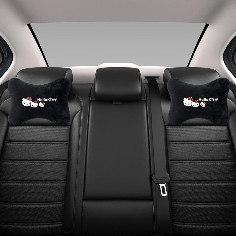 Hello Kitty Neck Support Pillow Auto Headrest Car Seat Cushion