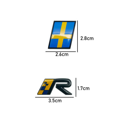 Volvo R-Design Metal Badge