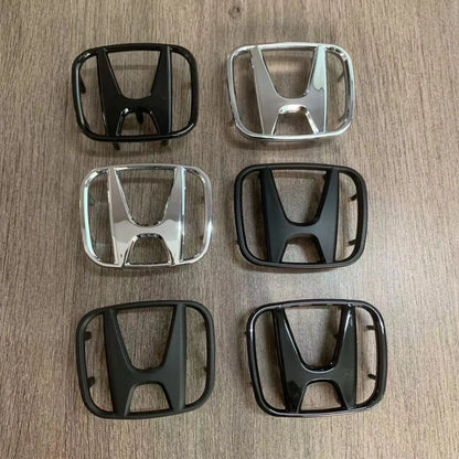Honda Steering Wheel Emblem – 50/53mm Car Badge Decal