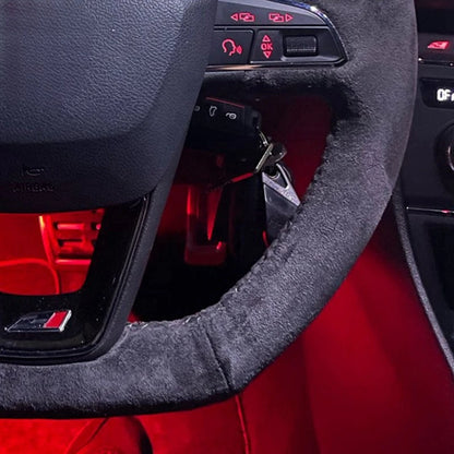 Cupra Suede Braided Steering Wheel Cover