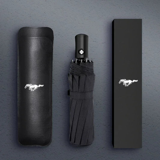 Ford Automatic Folding Car Sunshade Umbrella | Windshield UV Protector - 