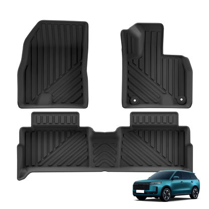 TPE 3D Floor Mats for Chery Jaecoo 5 EV RHD 2025-2026 Black Set