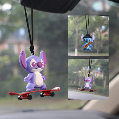 Stitch Disney Anime Car Rearview Mirror Pendant