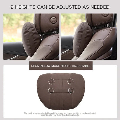 Zeekr Car Headrest & Lumbar Support Pillow - headrest black
