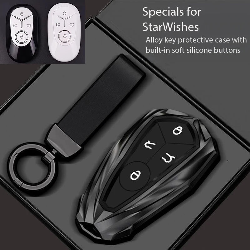 Geely EX2 Geome Galaxy Zinc Alloy Key Cover - I-7