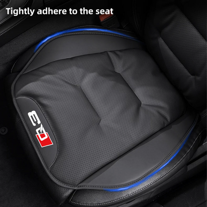 Leather Car Seat Cover Universal Four Seasons Car Front/Rear Seat Cushion for Audi Q3 Q7 Q8 TT Chair Protector Pad Accessories