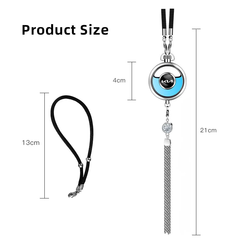 KIA Metal Lace Car Air Freshener Pendant