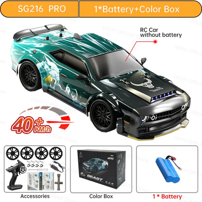 RC 4WD Drift Car, High-Speed Racing (80/40KMH) - SG116 PRO 1B FB