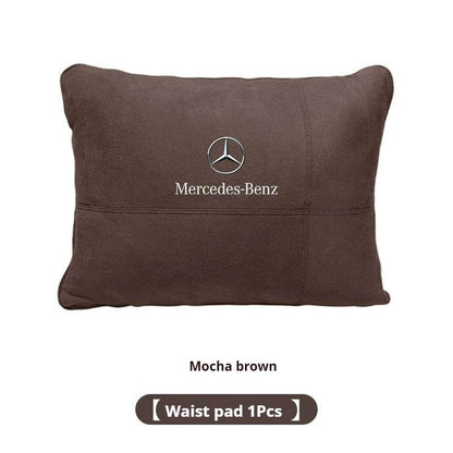 Mercedes-Benz Neck Pillow & Lumbar Support Cushion | For A B C E S V R-Class, CLA, GLA, GLB, GLC, GLE, SLK, A45, C43 - 