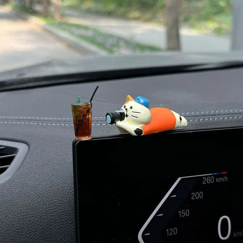 Cute Kitten Car Dashboard Ornament