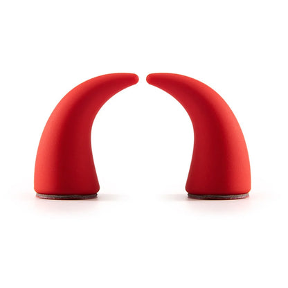 3D Devil Horn Car Interior Stickers – Fun Dashboard & Steering Wheel Decor